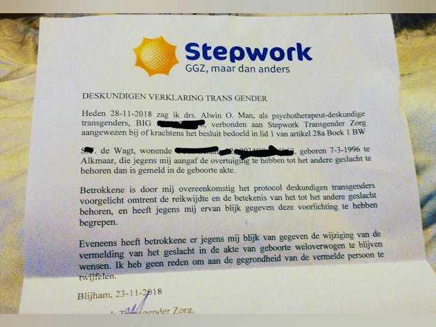 Eindelijk Mag Het En Is Het Geld Er Niet Transgender